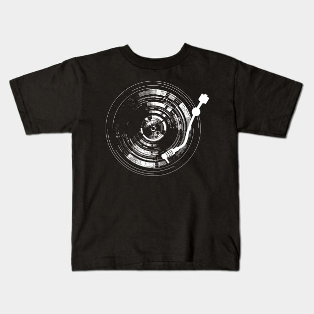 Vinyl Kids T-Shirt by clingcling